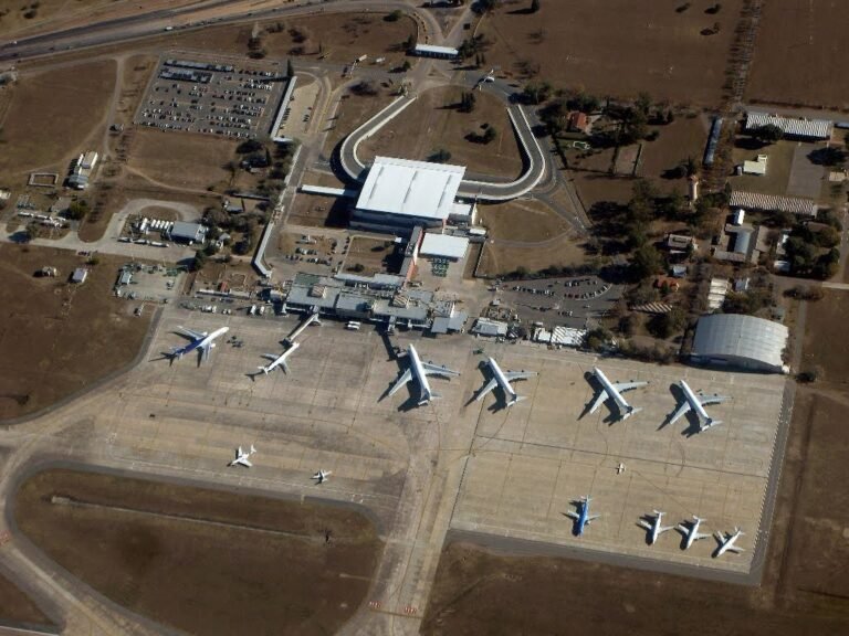 vista aerea del aeropuerto internacional taravella