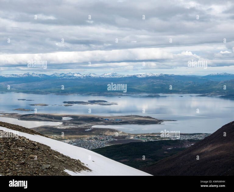 vista panoramica del canal de beagle